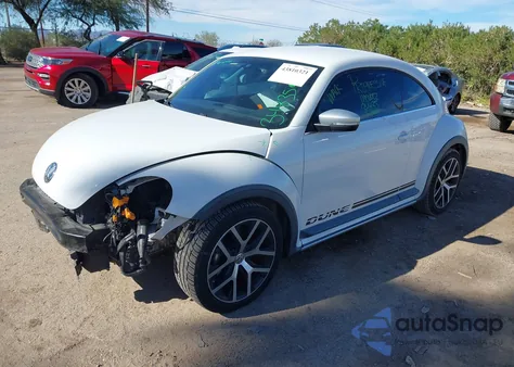 2016 Volkswagen Beetle 1.8T Dune из США, поврежденный, VIN 3VWS17AT8GM632868